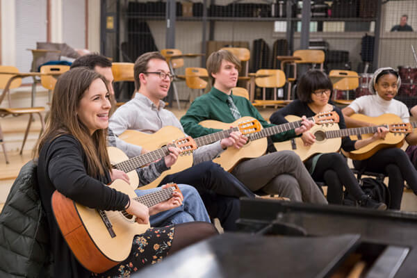 Music Ed class at Teachers College